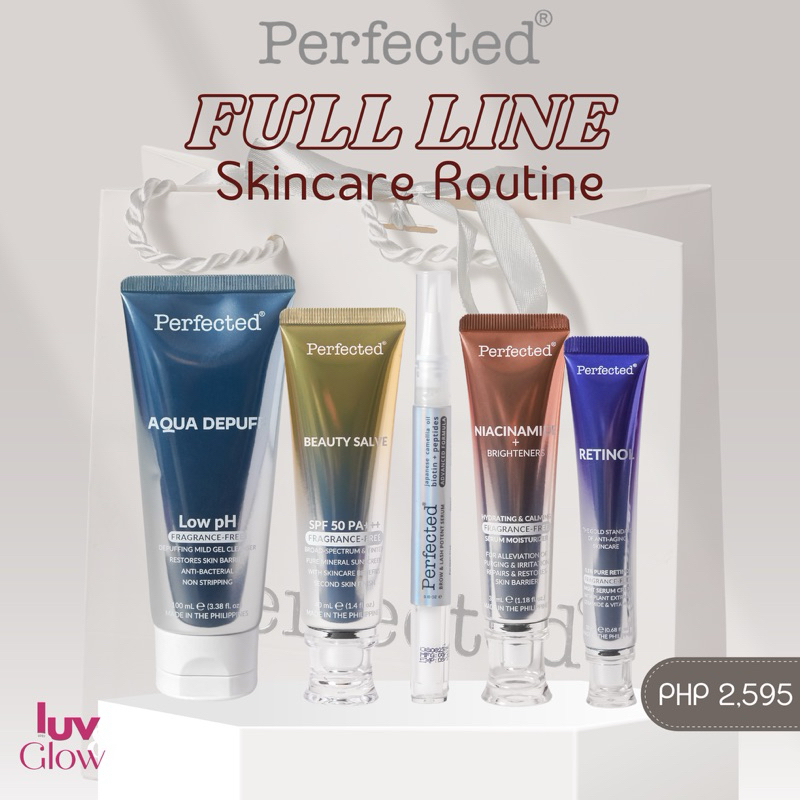 Perfected FULL LINE products (5PCS) Aqua Depuff + Beauty Salve +Retinol ...