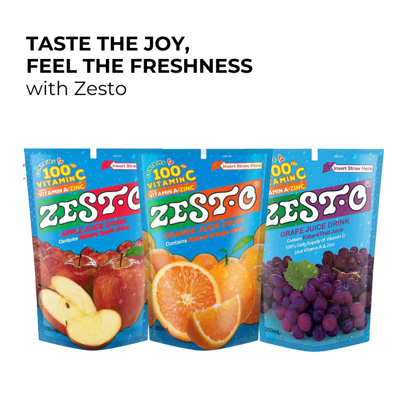 Zesto Apple Orange and Grapes (200ml) Shopee Philippines