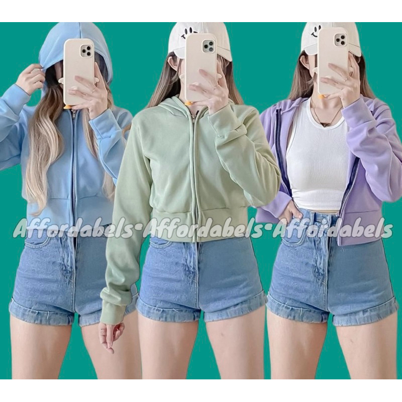 Crop top jacket shopee deals