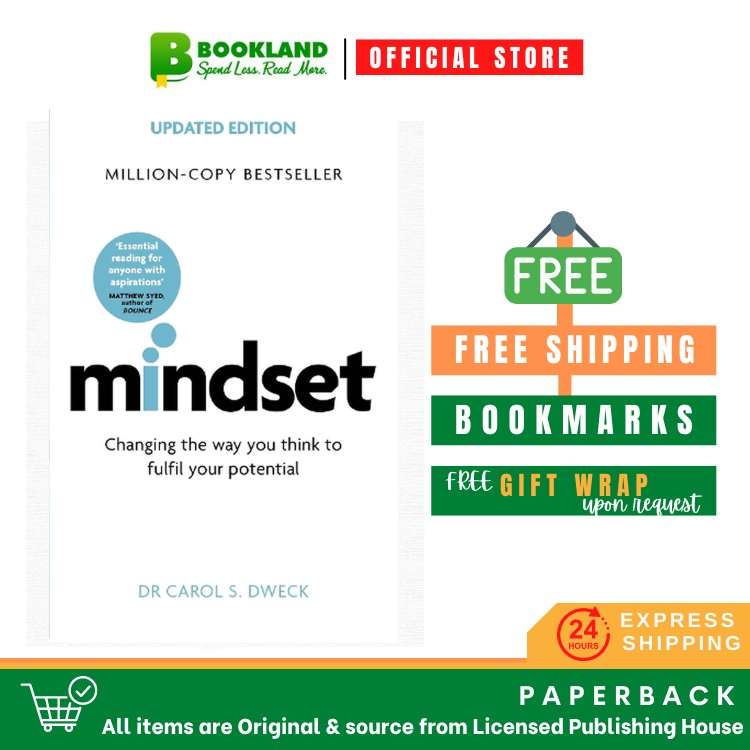 Mindset By Dr Carol Dweck 100 Original Updated Edition Shopee