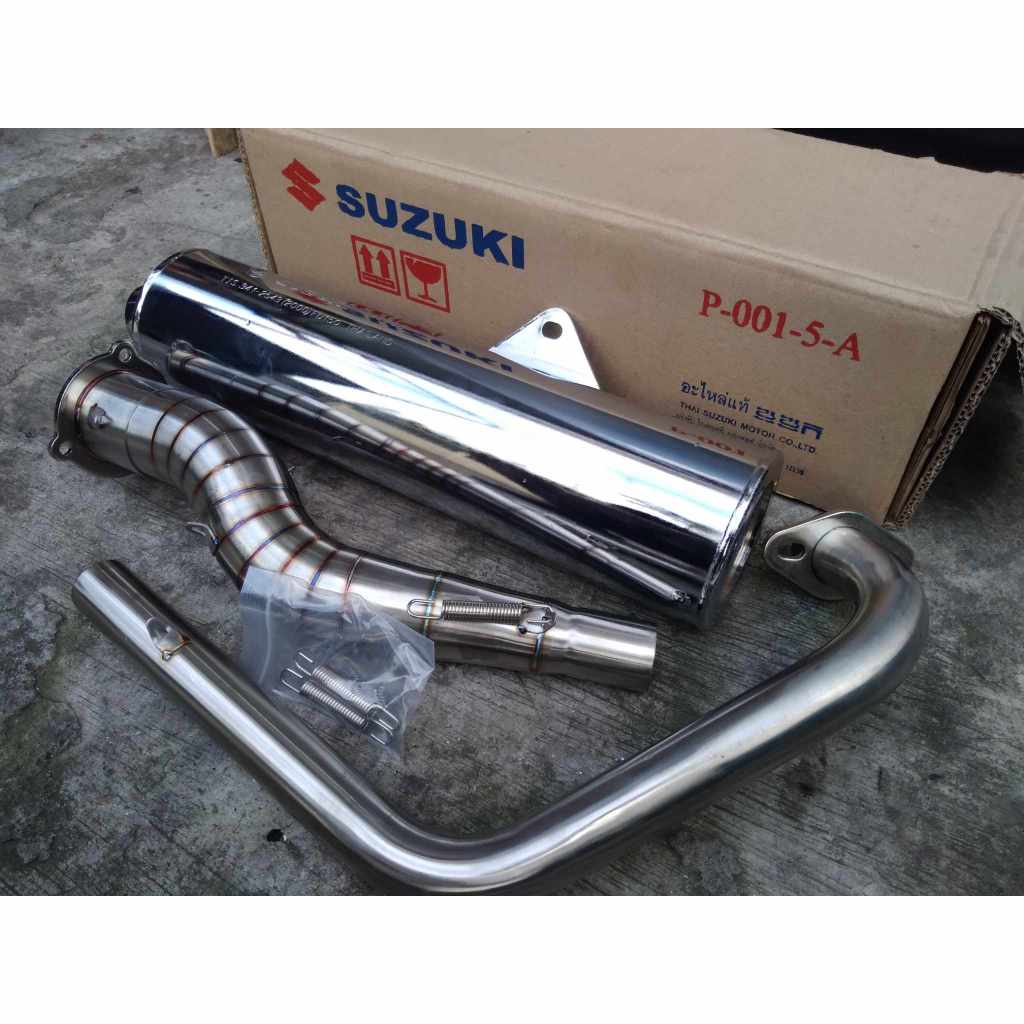 Gen1 Canister w/Stainless Big Elbow 51mm w/ for Raider 150 Carb Type ...