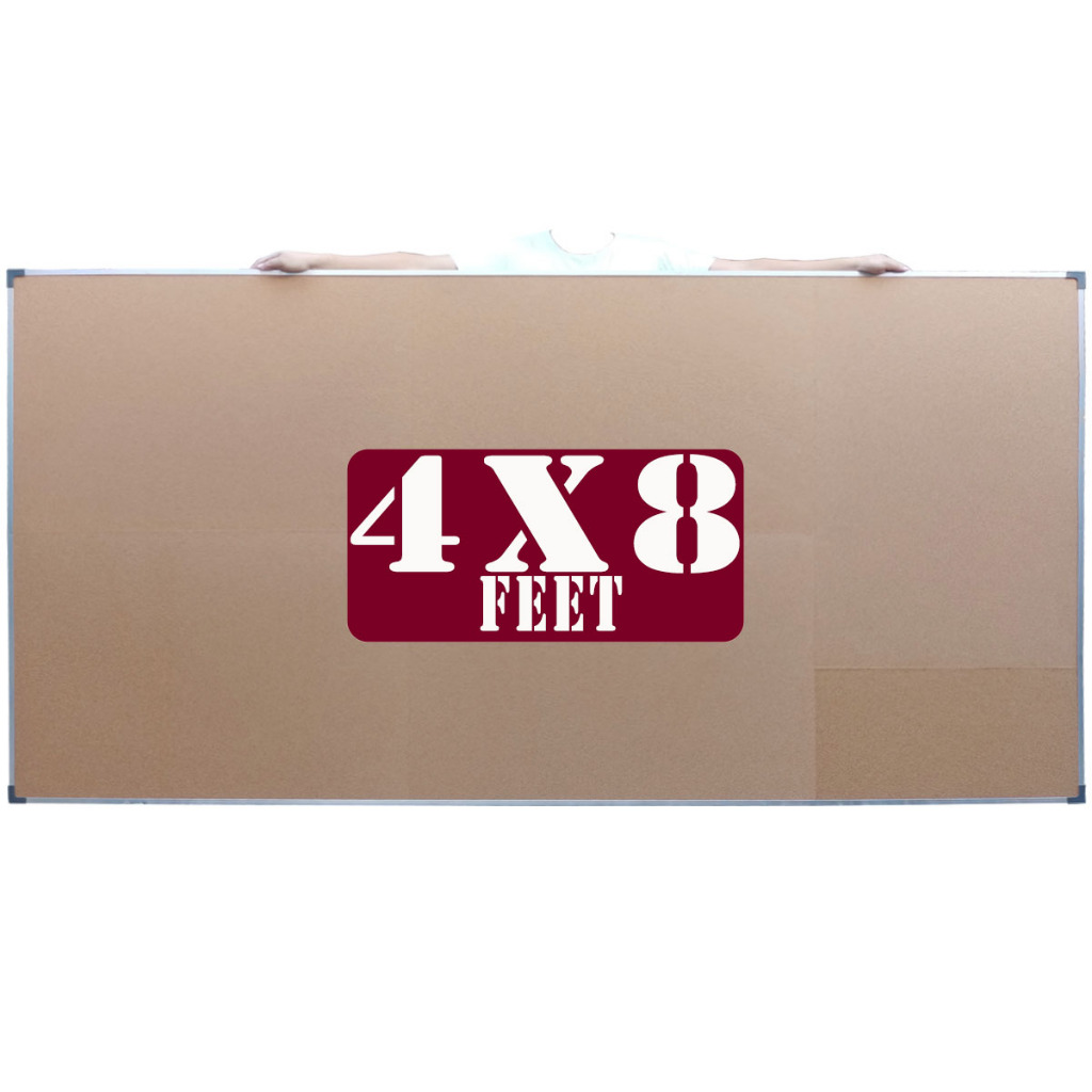 Corkboard ( 4x8 feet 120x240 cm ) CBAF Bulletin Board , Aluminum