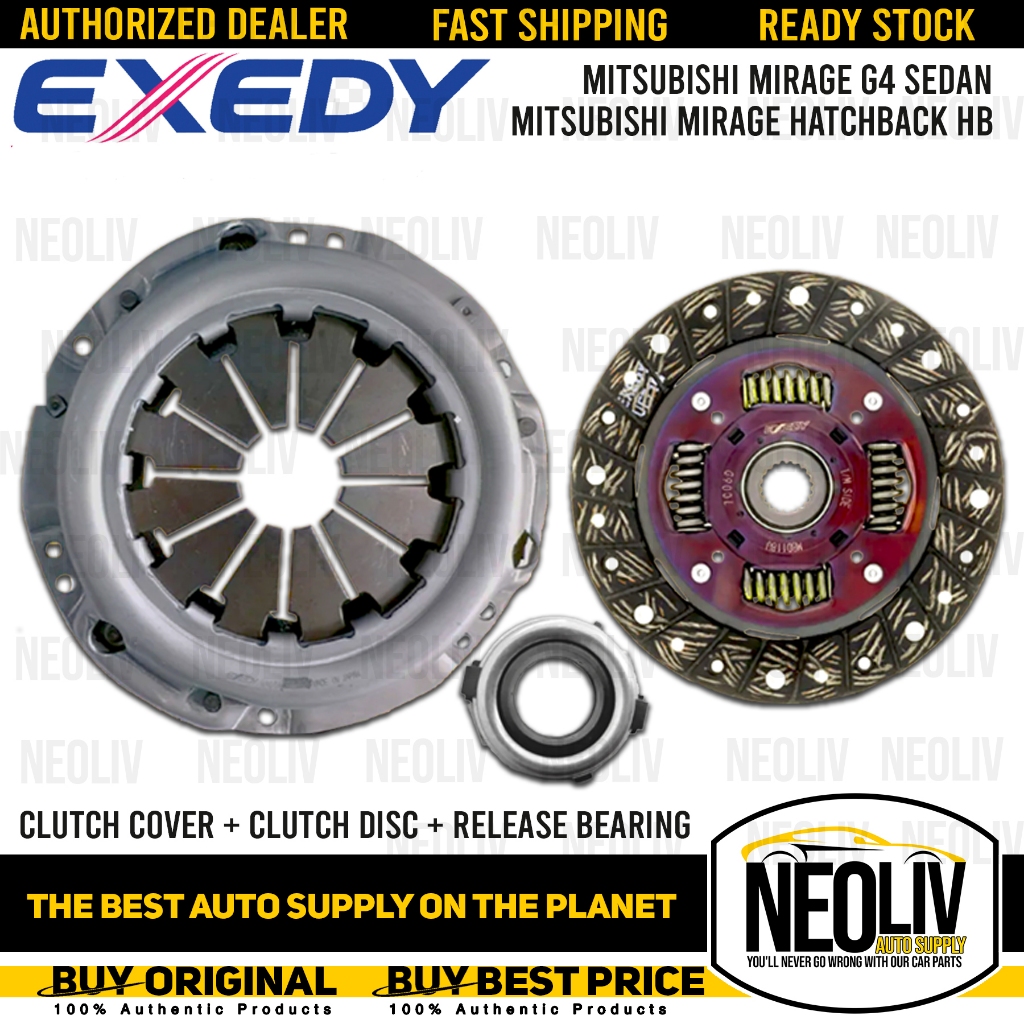 Exedy Clutch Kit Mitsubishi Mirage G4 Sedan/Hatchback (Clutch Disc+Pressure Plate+Release