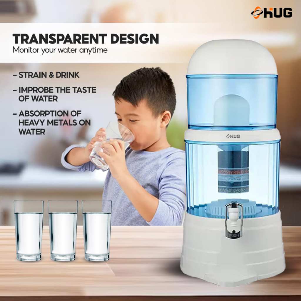 HUG 16L 8 stages Mineral Water Purifier Filter - SM206 | Shopee Philippines