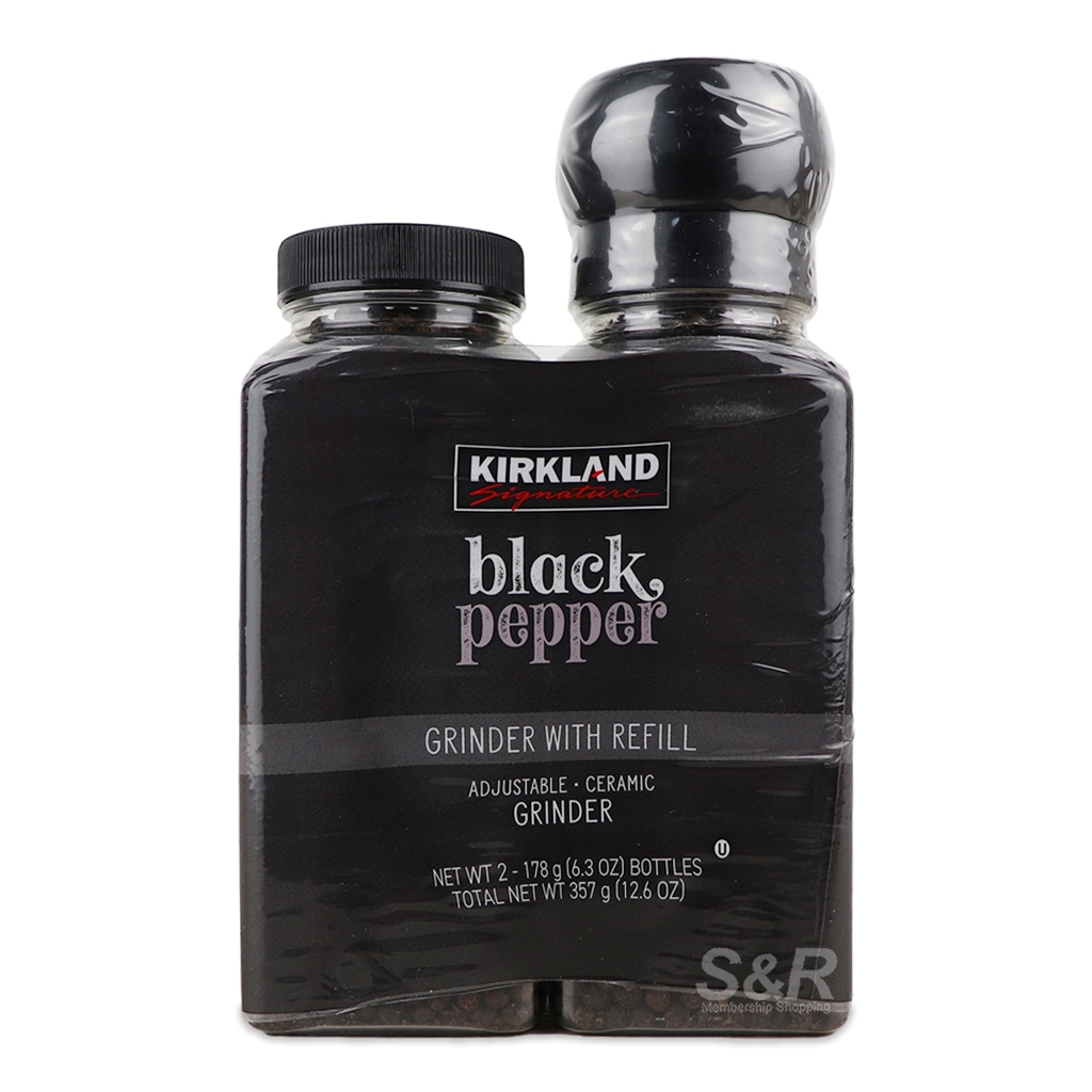 Kirkland Signature Black Pepper Grinder with Refill 357g Shopee