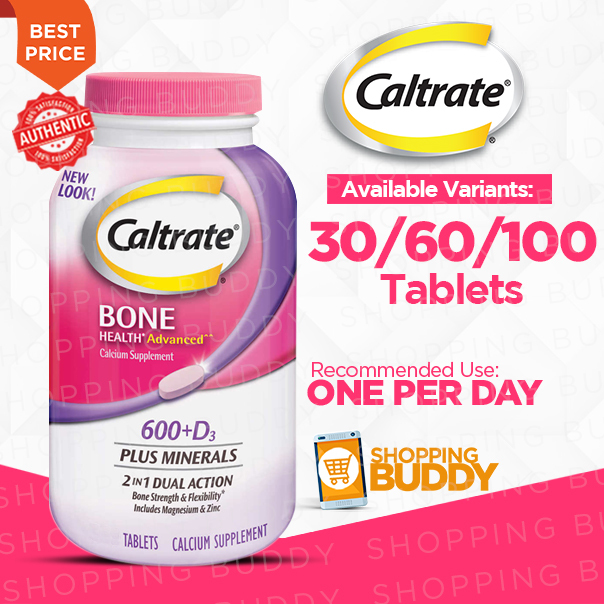 Caltrate 600 D3 Plus Minerals Tablets Shopee Philippines