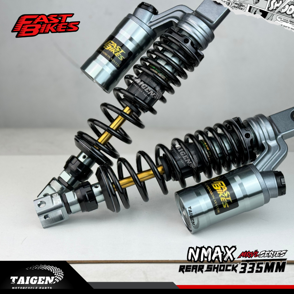 8998 FASTBIKES Mrvl Series 335mm Nmax Aerox Motorcycle Rear Shock ...