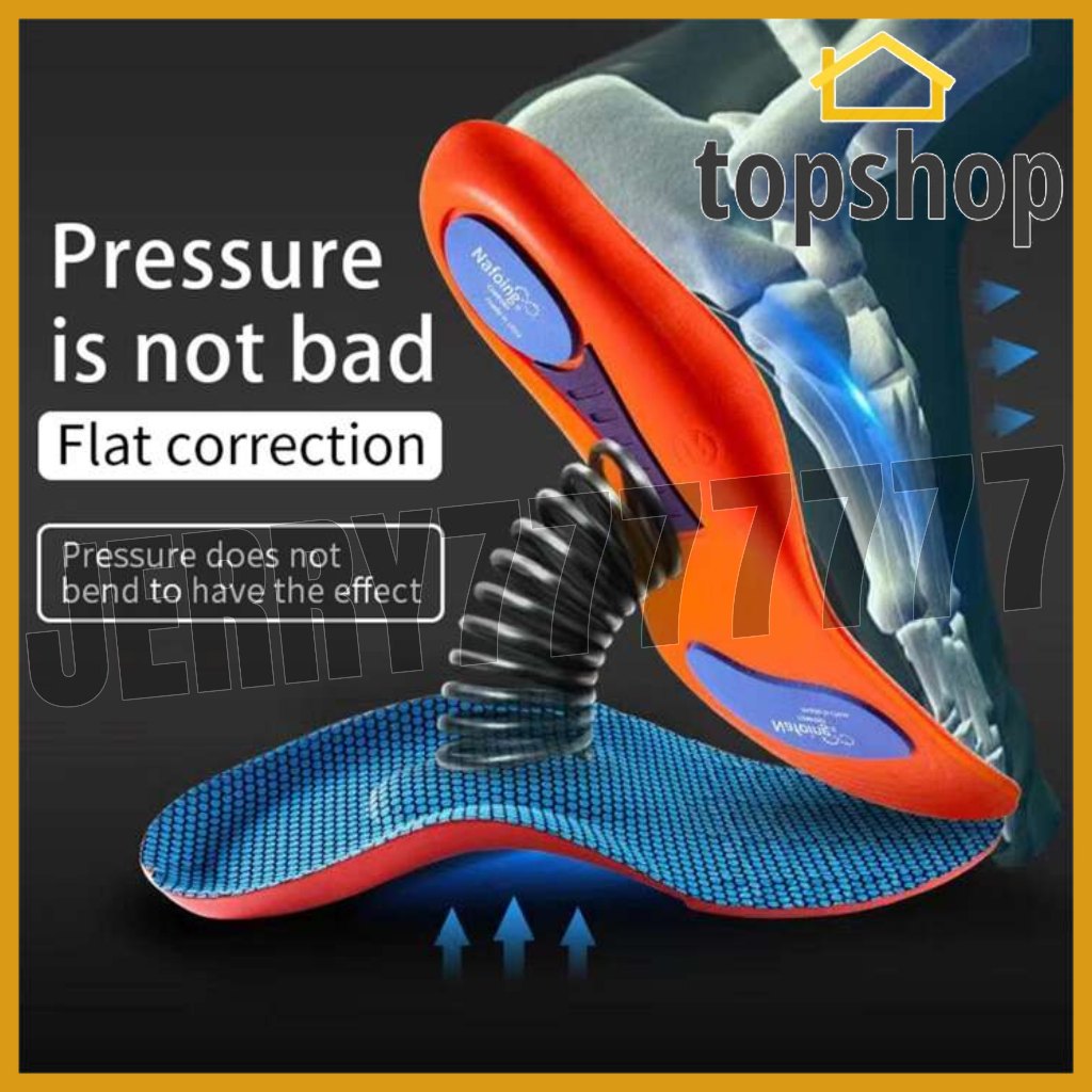 TOPSHOP 1pair Orthopedic arch support flat foot running insole soft ...