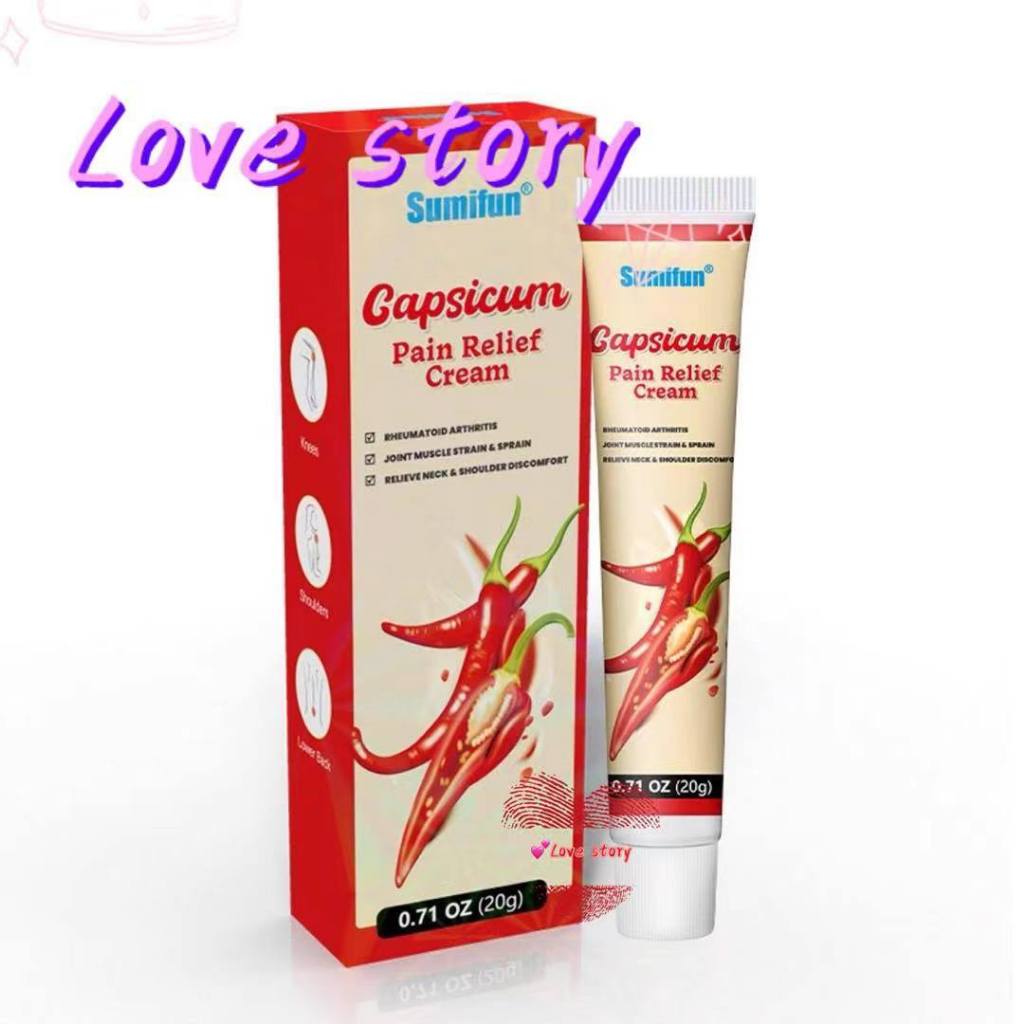 Love Story Sumifun Capsicum Pain Relief Cream Joint Muscle Strain ...