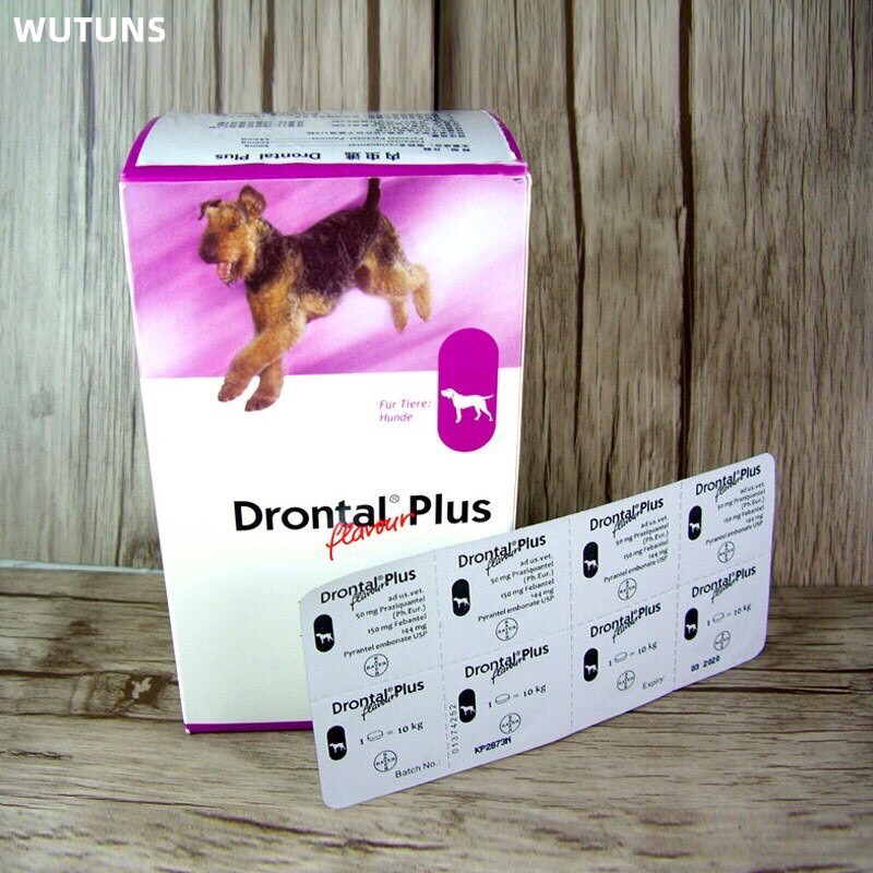 Drontal Plus 1 Tablet Tasty Dewormer Tablets for Dogs DEWORMER TABLET ...