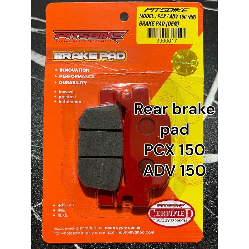 PITSBIKE PCX150 ADV150 REAR BRAKE PAD | Shopee Philippines