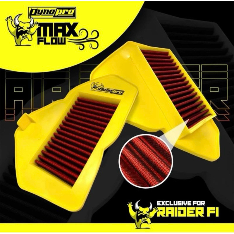DYNOPRO WASHABLE / HI FLOW AiR FiLTER FOR SUZUKI R150 FI / RAIDER 150 ...