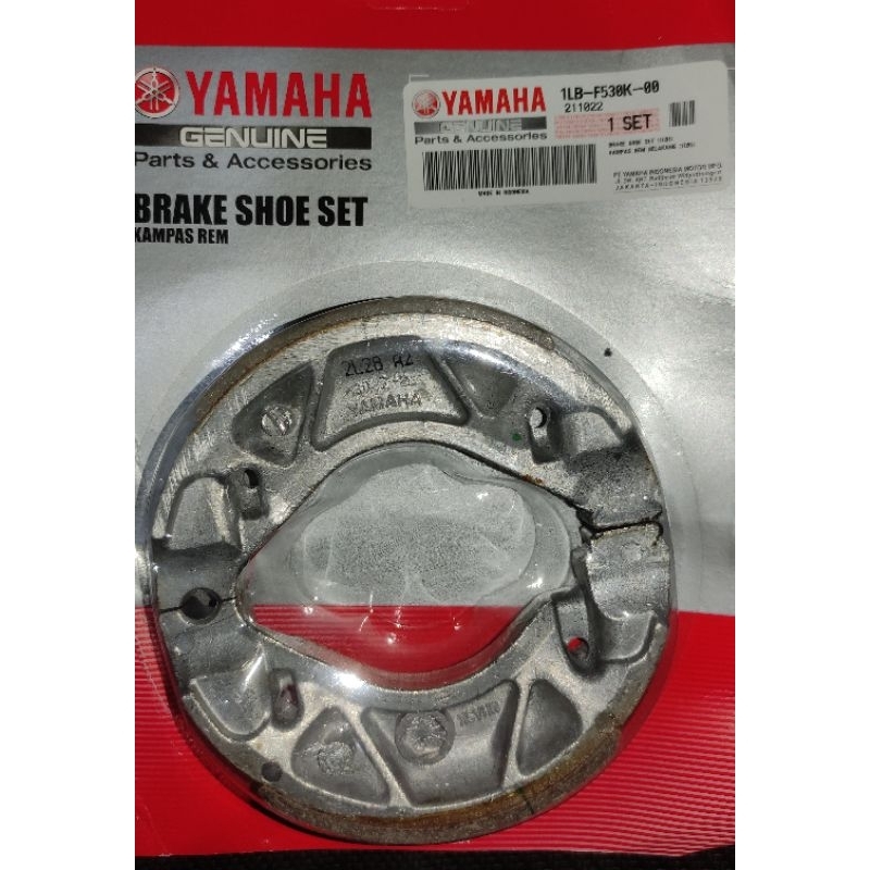 Yamaha Genuine Brake Shoe for MIO SPORTY/MIOi125/AEROX/FZ 1LB-F530K-00 ...