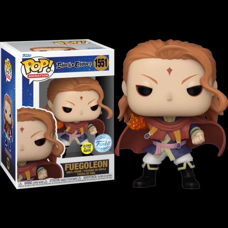 Funko Pop! Animation : Black Clover - Fuegoleon GITD (Special Edition ...