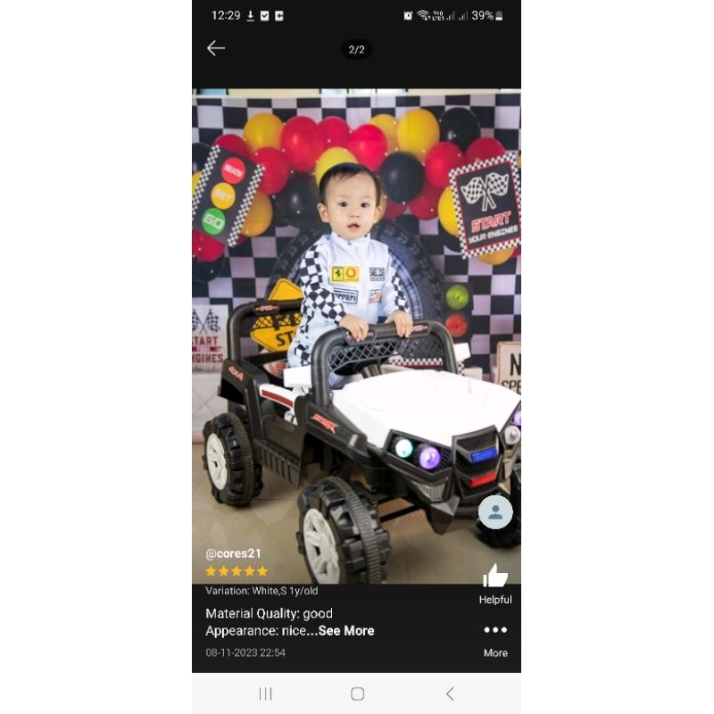 CAR RACING (FREE NAME) WHITE COLOR COSTUME/OUTFIT TERNO LONGSLEEVE AND ...