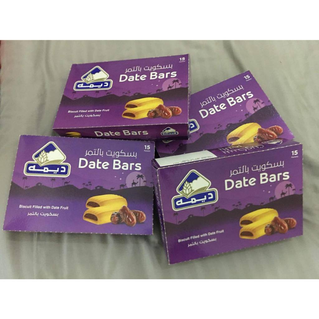 Dates Bars Biscuit Filled With Date Fruits 15 X 25g (UAE) Shopee Philippines