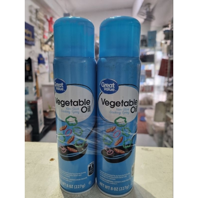 BUY 1 TAKE 1 Great Value Vegetable Oil Cooking Spray 227grms Shopee