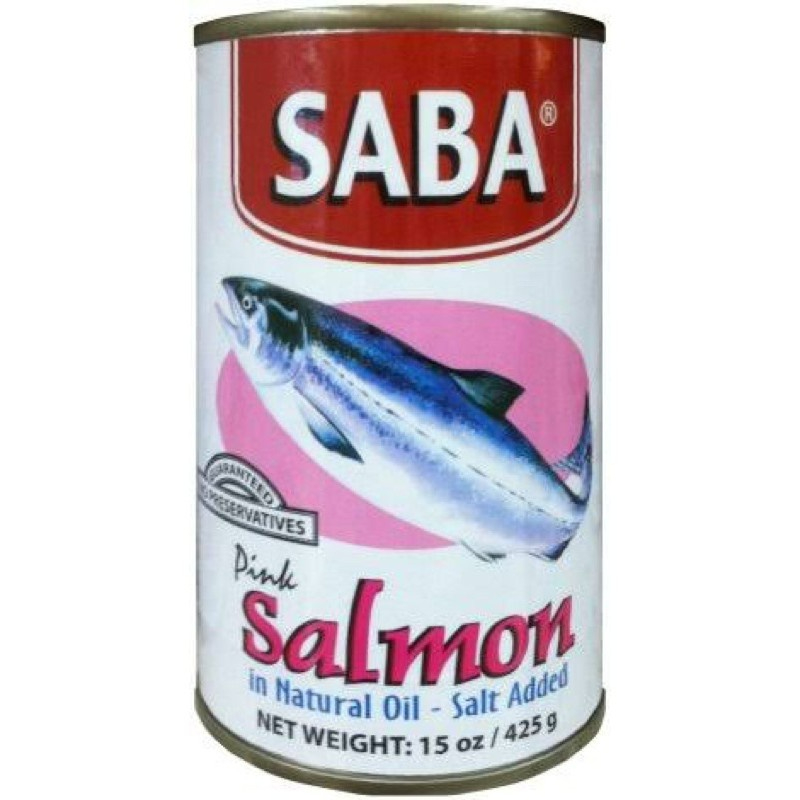 Saba Pink Salmon In Natural Oil Salt Added 425g