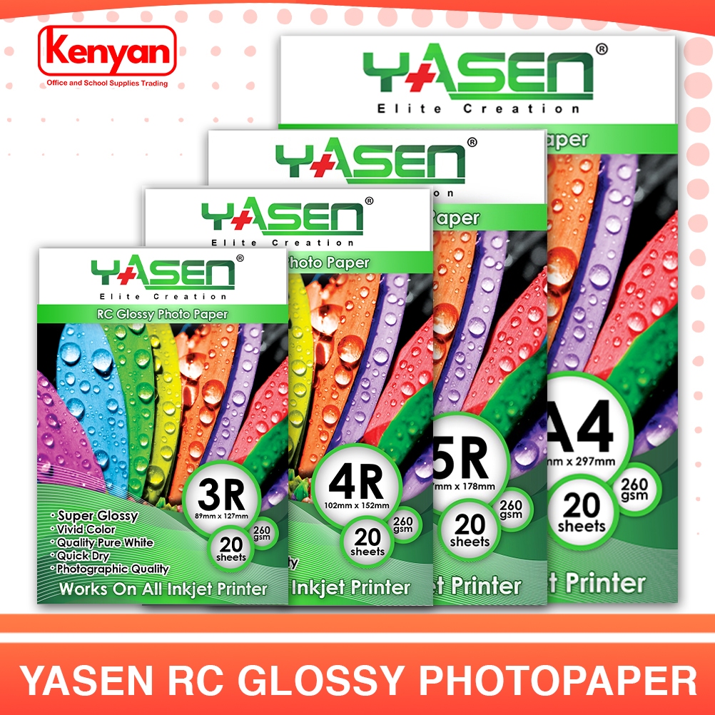 MR.R High Glossy Waterproof Inkjet Photo Paper 260gsm A4 X 50 - View #8