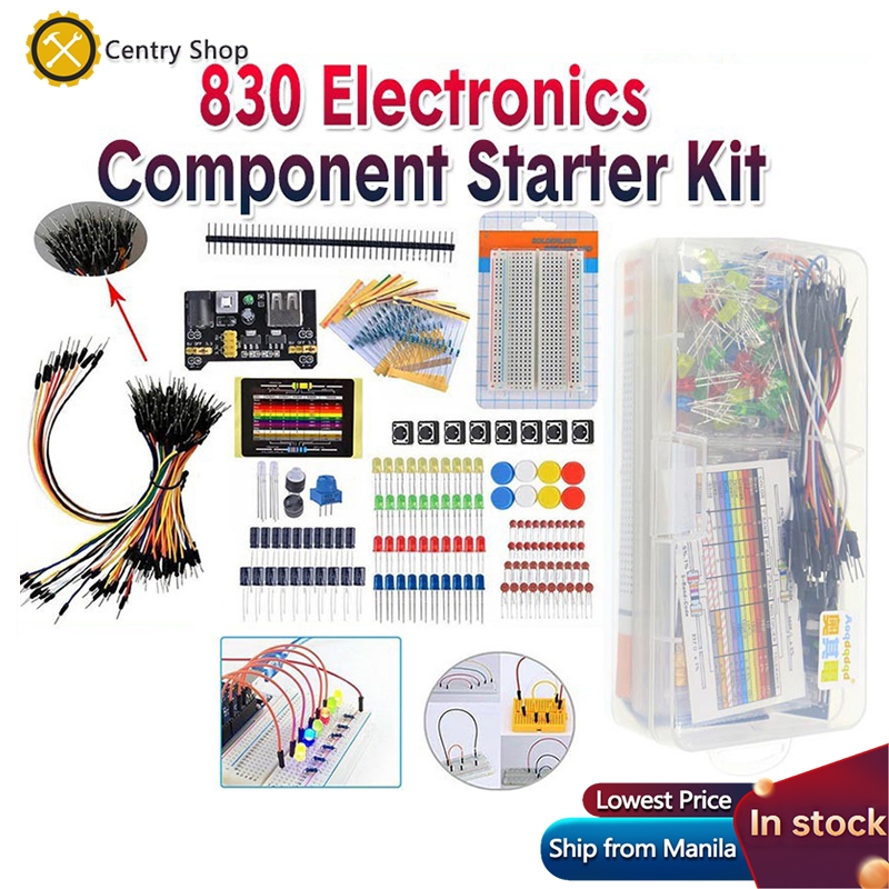 Tie Points Breadboard Set For Electronic Diy Kit Electronic