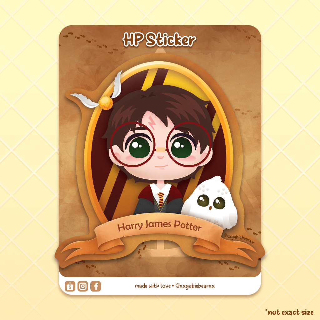 Harry Potter Waterproof Sticker - Harry | Shopee Philippines