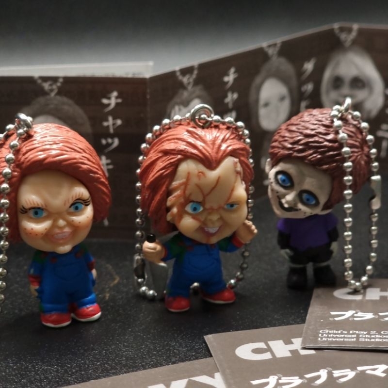 set of 5 chucky Tomy gashaphon mini toy action figure | Shopee Philippines