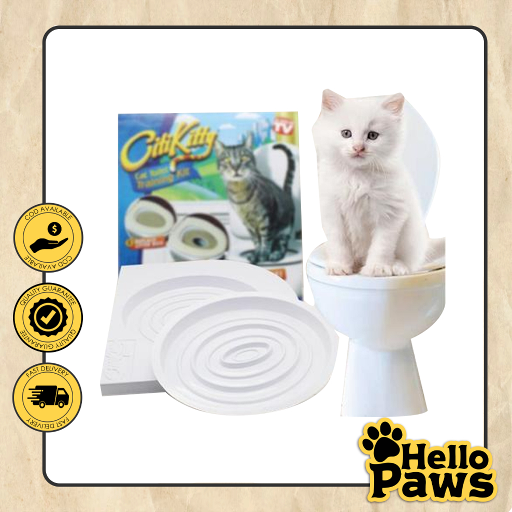 Hello Paws CITI KITTY Cat Toilet Training Kit for Toilet Sitting ...