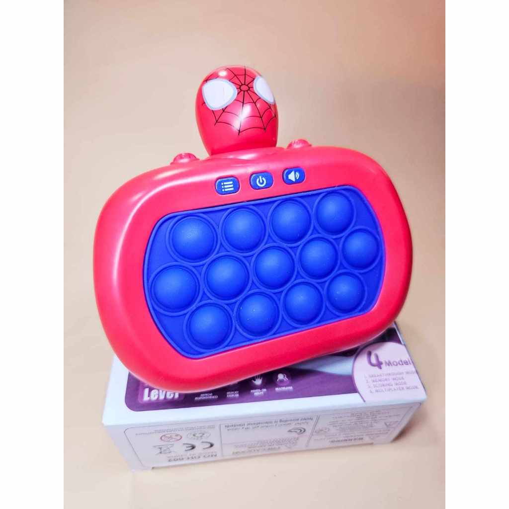 Game Console Light Up Quick Push Sensory Fidgets Toy Push Puzzle Game ...