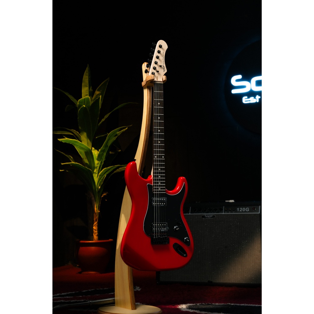 Sqoe Super Stratocaster Electric Guitar (SEST210) Dual Humbucker ...