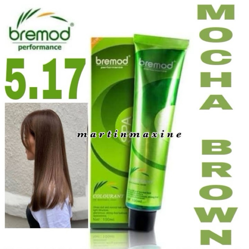 Bremod Hair color 5.17 Mocha Brown Hair dye | Shopee Philippines