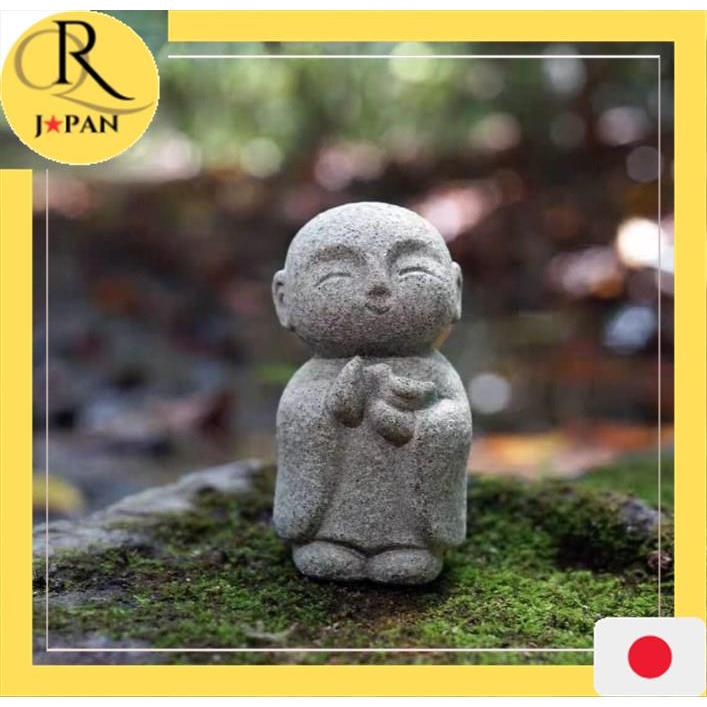 ALVEIN Cute Healing Jizo Small Ornament Granite Buddha Statue Guardian ...