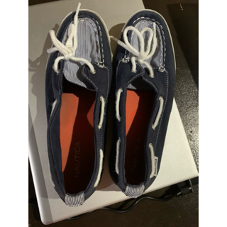 New Nautica Women's Logo Navy Slip On Jogger Sneaker Shoes US 10 Lace Up