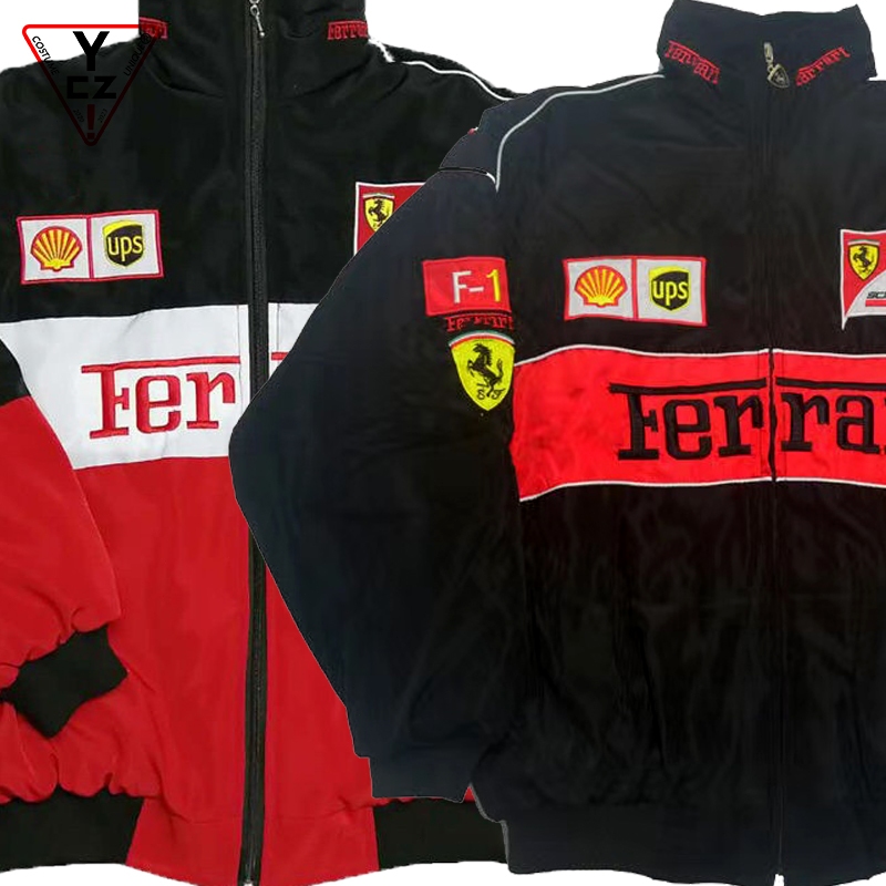 Vintage F1 Racing Ferrari Sports Racing Jacket - Formula 1 - Unisex 