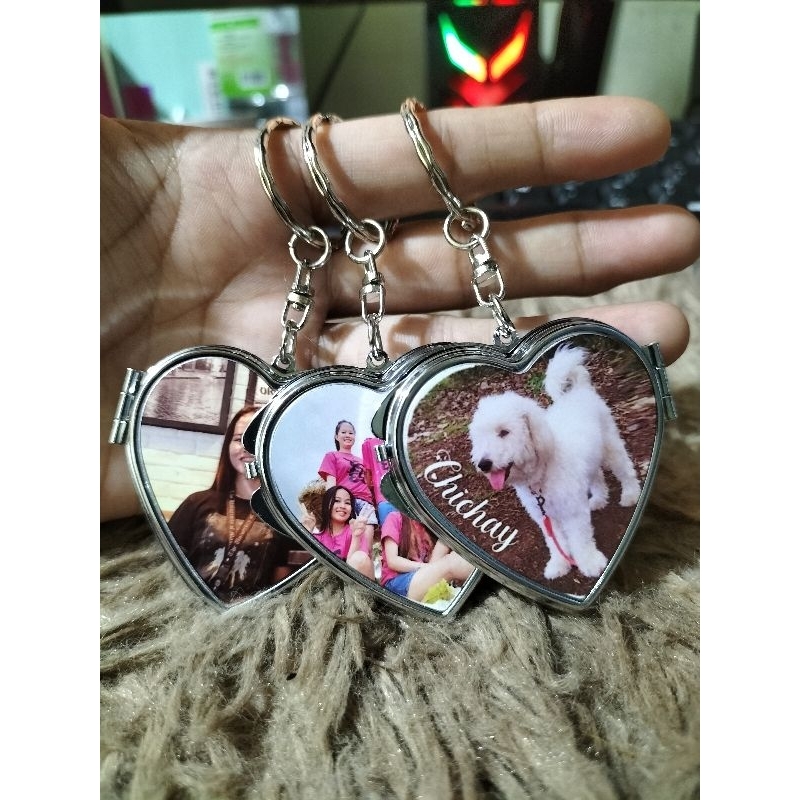 PERSONALIZED COMPACT MIRROR / KEYCHAIN MIRROR (Print your own design ...
