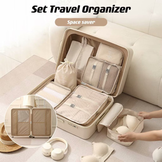 PC01 7in1 6in1 Travel Organizer Packing Pouch Set Kit Portable Compact ...