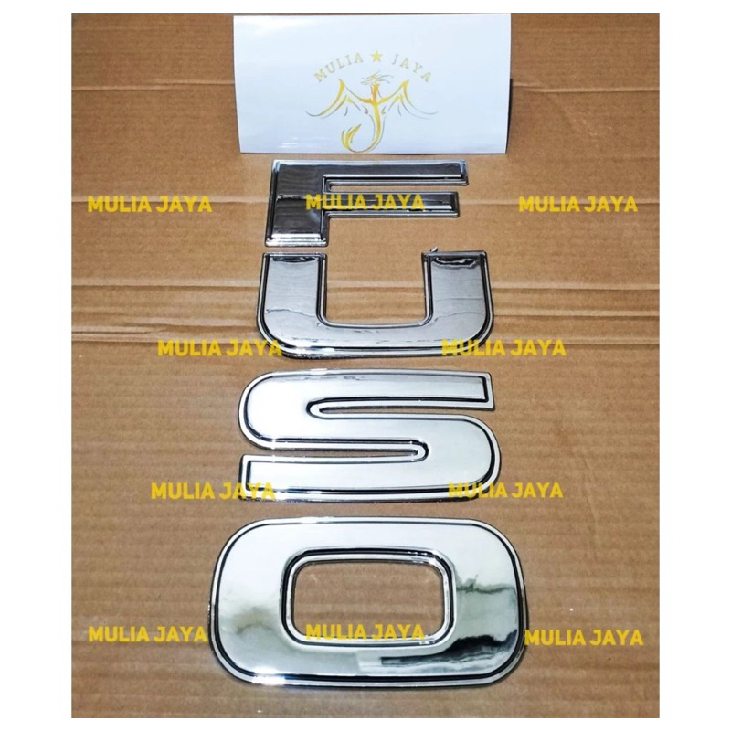 Fuso Chrome Truck Emblem Super Great And 6D40/ Fuso Logo/Big Fuso ...