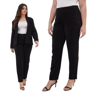 Black Slacks Pants for Women 25-44 Office Wear Formal Pants