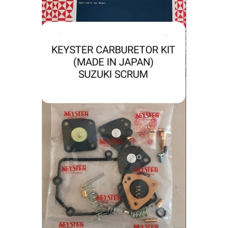 Keyster Carburetor Kit Suzuki F6A Scrum (Made in Japan) Shopee Philippines