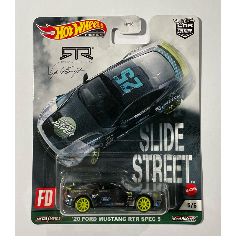 Hot Wheels Premium Car Culture RTR Vehicle ‘20 Ford Mustang RTR Spec 5 ...