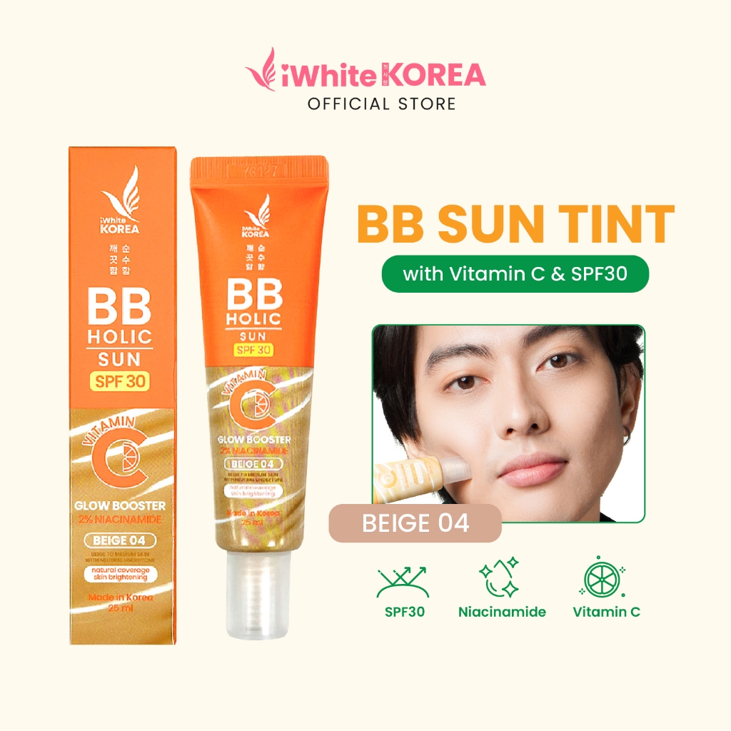 iWhite Korea BB Holic Vitamin C Skin Tint Beige with SPF 30 25ml Skin
