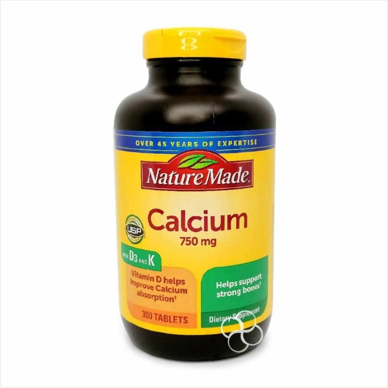 Nature Made Calcium 750 mg with Vitamin D3 and K Shopee Philippines