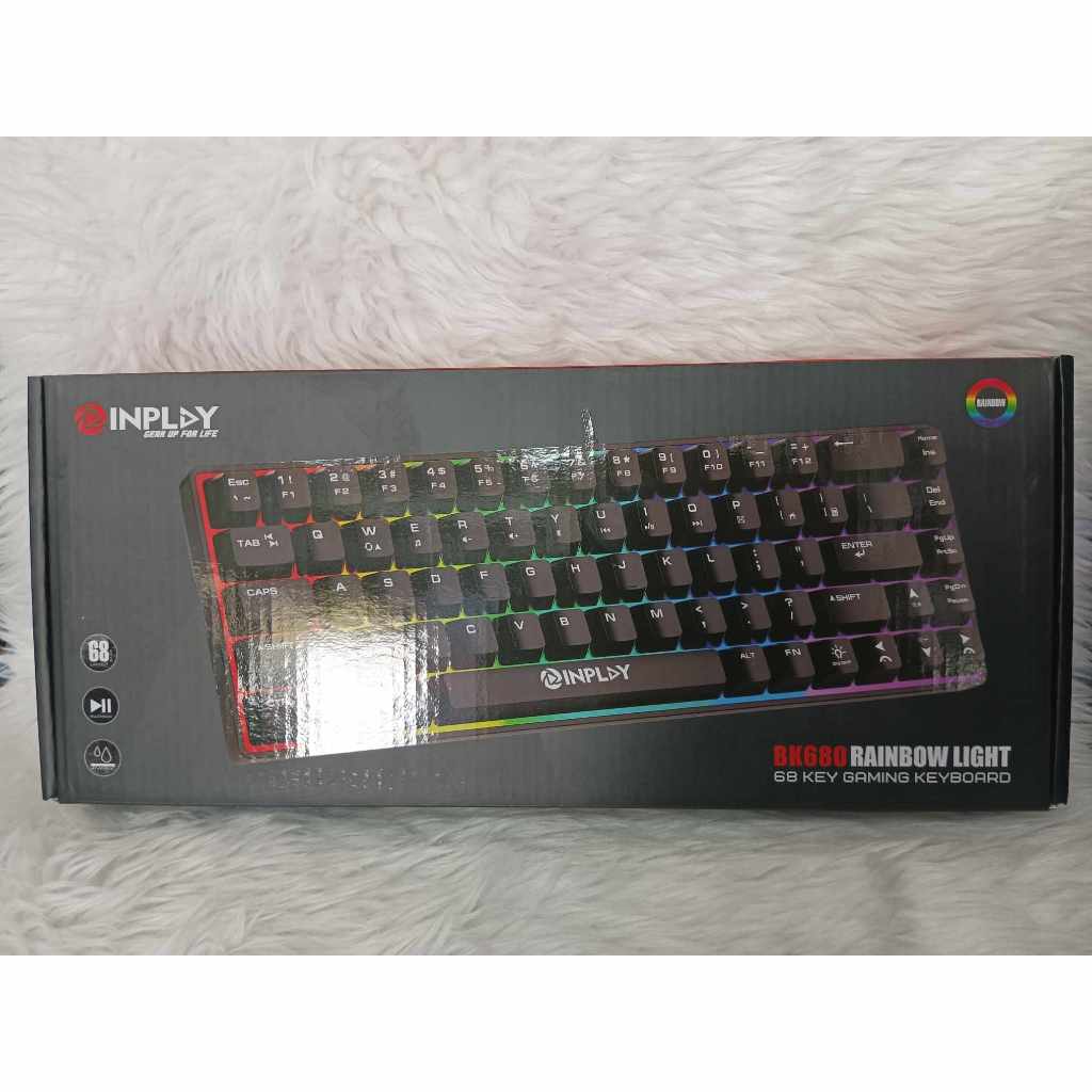 INPLAY BK680 GAMING KEYBOARD 68 KEY RGB | Shopee Philippines