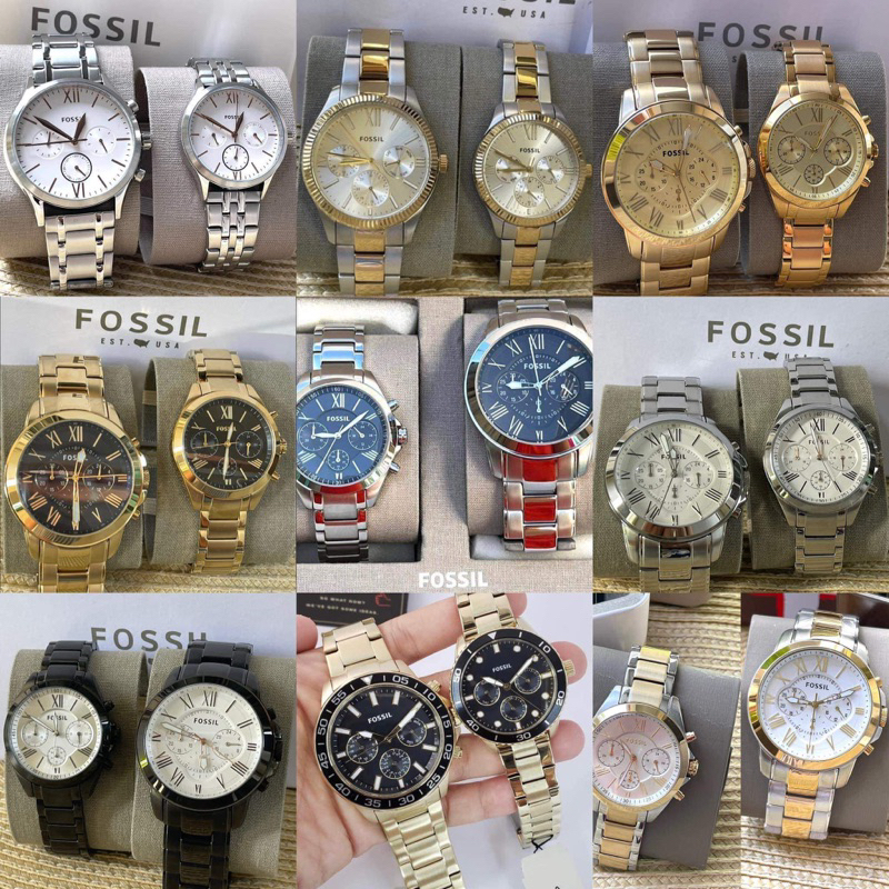 Fossil couple watches online with price