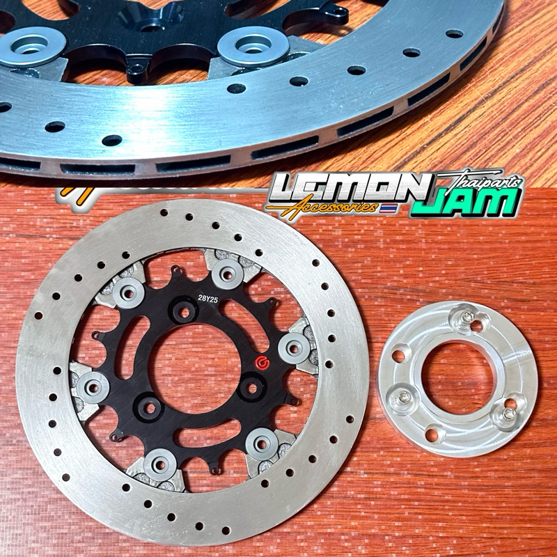 BREMBO 50a Ventilated disc with CNC adaptor 220mm ( PREMIUM COPY ) MOTO ...