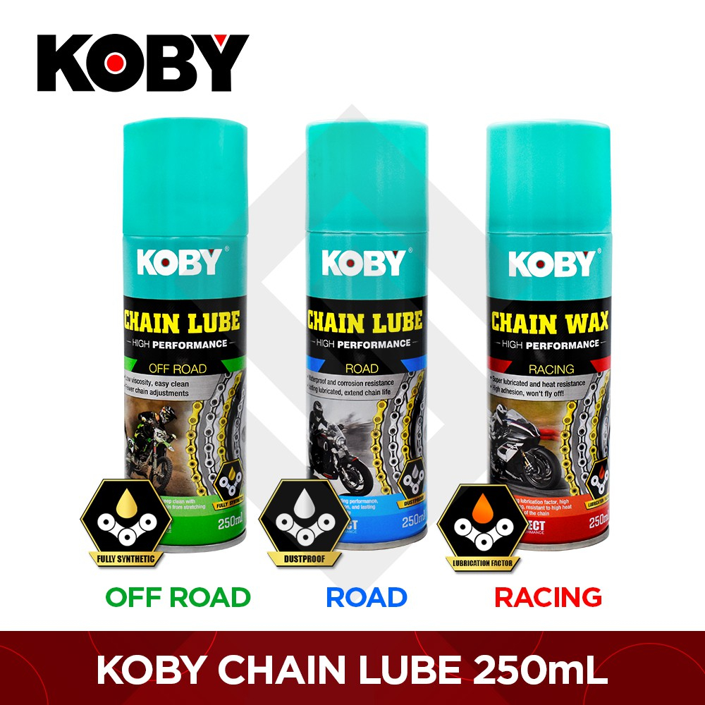 KOBY CHAIN LUBE LUBRICATING OIL 250ML Shopee Philippines