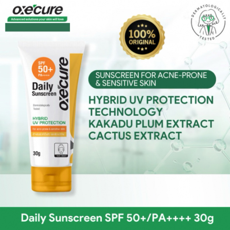 Oxecure Daily Sunscreen Spf 50pa 30g Shopee Philippines 1937