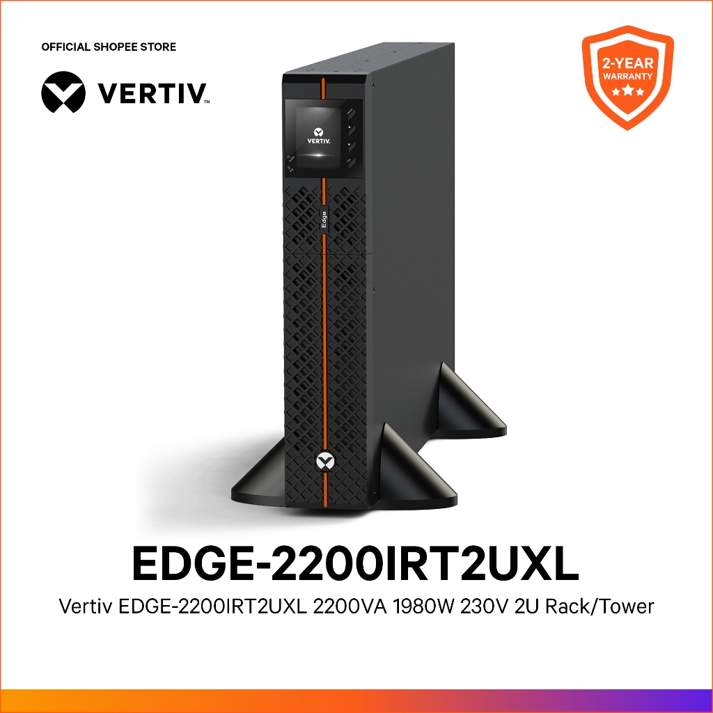 Vertiv Liebert EDGE-2200IRT2UXL 2200VA 1980W 230V 2U Rack/Tower ...