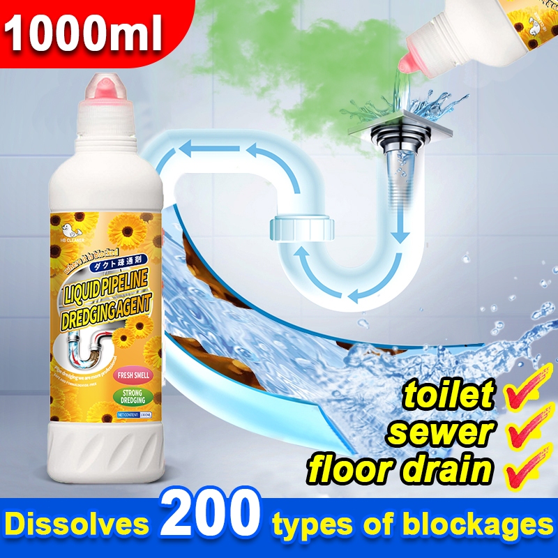 sink and drain cleaner 1000ml drainage liquid for drainage toilet bowl