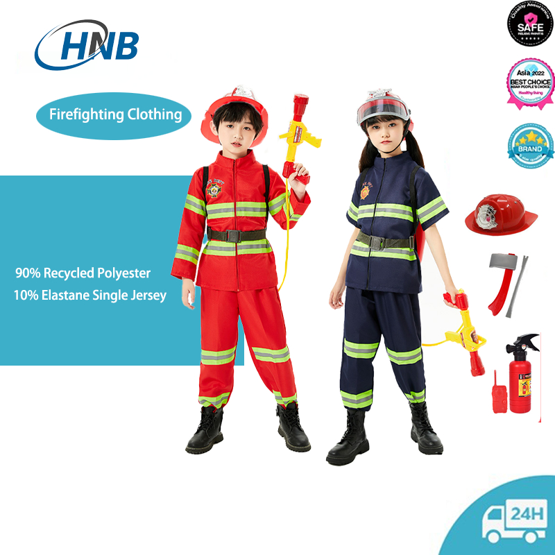 Fireman Costume for Kids Boy Cosplay Costumes Children Uniform ...
