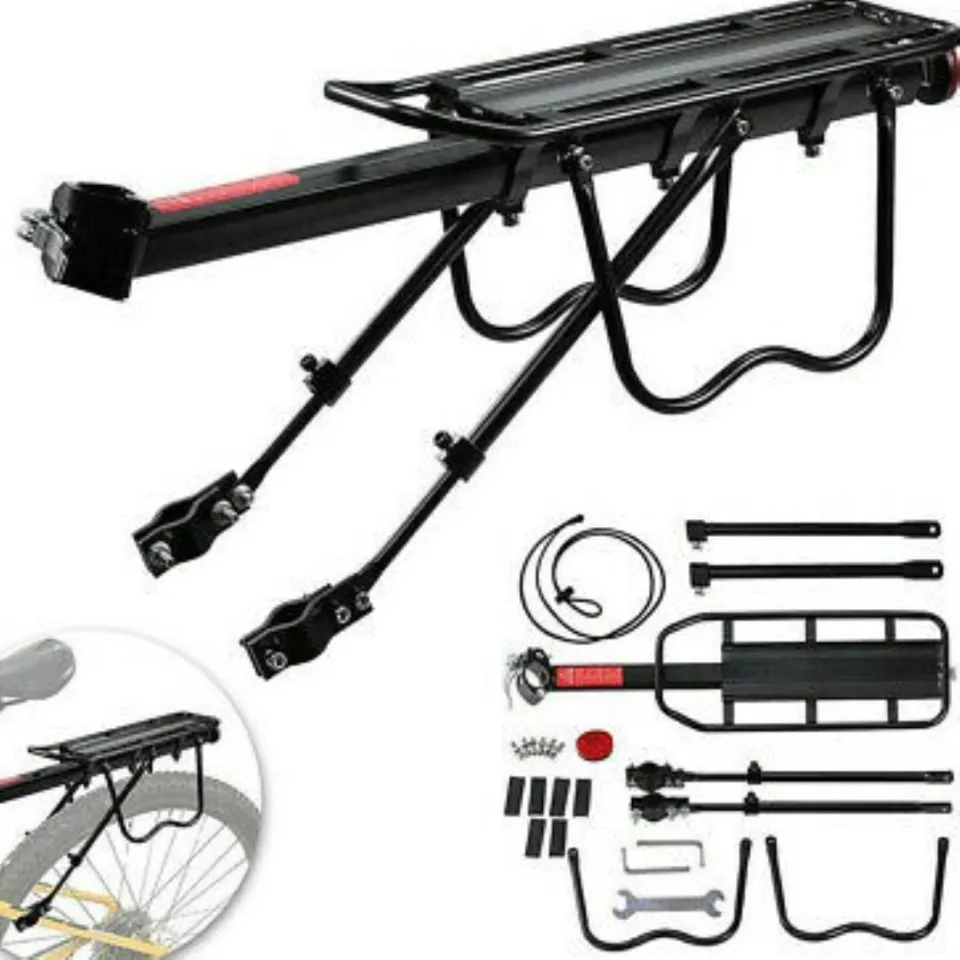Alloy Bike Carrier MTB Aluminum Bicycle Racks Rear Luggage Rack Shelf ...